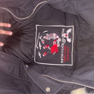 Moose Knuckles Men's Charcoal Puffer Jacket